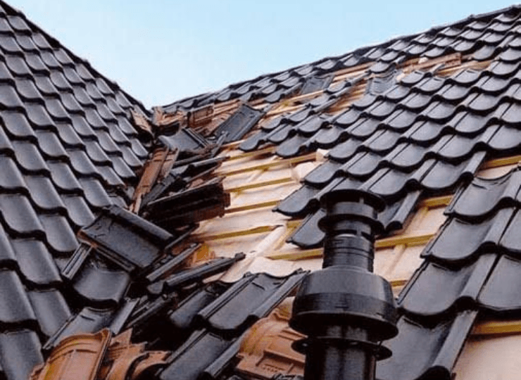 stormschade dak